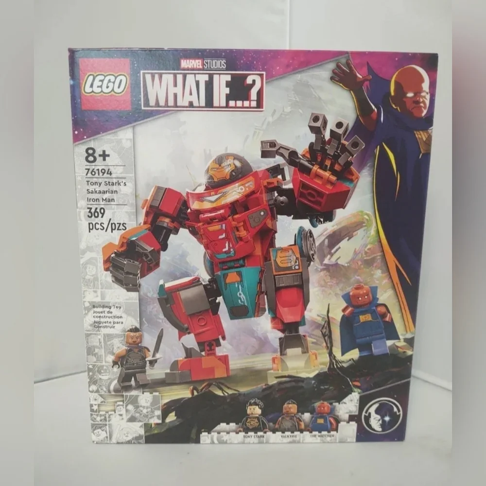 Lego Marvel What If? 76194 Tony Stark's Sakaarian Iron Man NWT Building Toy Set